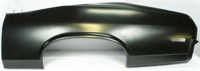 1970-72 Nova, Ventura, Rear Quarter Panel Repair Skin, 2 Door, LH Drivers Side