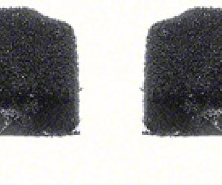 OER 1968-70 Dodge, Plymouth B-Body Door Window Weatherstrip Plugs, Pair MB1268