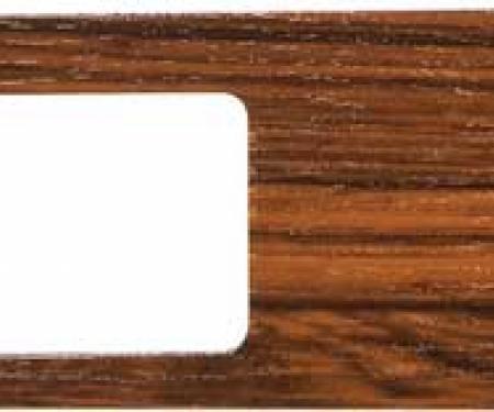 OER 1969 Camaro Woodgrain Wiper Switch Dash Plate - Cherrywood 3945971