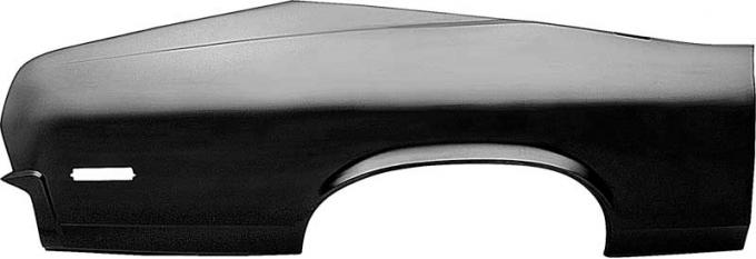 1970-72 Nova, Ventura, Rear Quarter Panel Repair Skin, 2 Door, RH Passenger Side