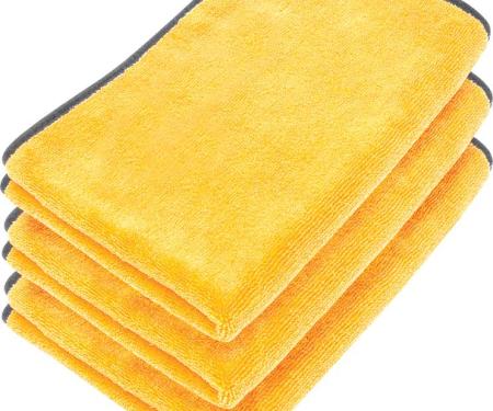 16" x 16" Gold Elite Microfiber Towels - 3 Pack