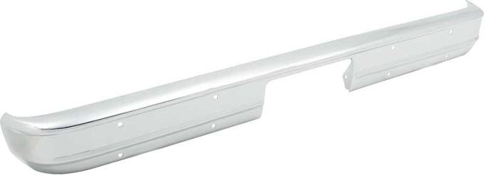 OER 1973-80 Chevy, GMC Fleetside, Suburban, Blazer, Jimmy, Rear Bumper, Chrome, w/o Impact Strip Holes T70281