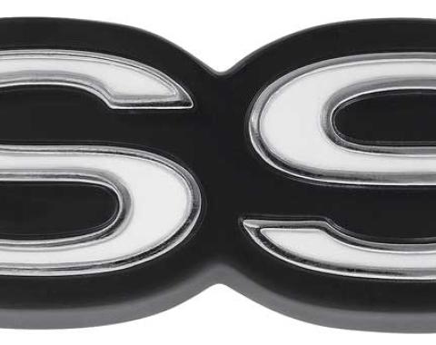 1968-69 Nova SS, Rear Panel Emblem, with Hardware