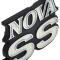 1975-76 Chevrolet Nova, "SS" Grill Emblem, with Hardware, GM Licensed