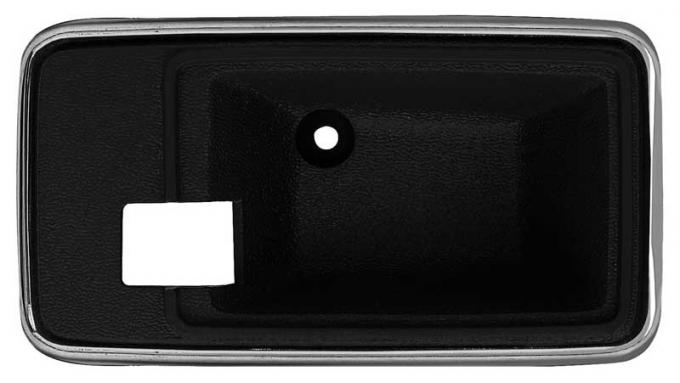 OER 1977-81 Camaro / Firebird / Corvette Inner Door Handle Escutcheon - Black K482