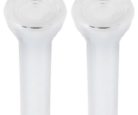 OER 1961-66 GM, Door Lock Knobs, Chrome Flat Head Design, Pair CLK700