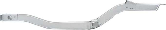 1966-67 Chevy II, Nova, Rear Frame Rail, with Silver Weld Thru Coating, Drivers Side