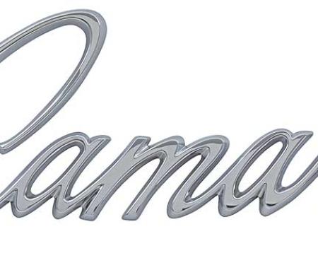 OER 1968-69 Chevrolet Camaro, "Camaro" Front Fender Emblem, with Hardware, Each, GM Licensed, 3916660