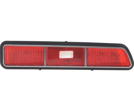 OER 1969 Camaro, Tail Light Lens, Standard, SS, Z28, except RS, RH Passenger Side, GM Licensed 5961568