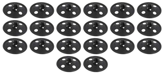 1967-69 Camaro, Firebird, Hood Insulation Fastener Set, 20 Piece Set, Various Models