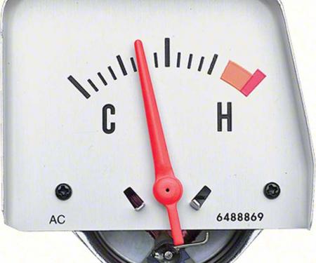 OER 1968-69 Silver Console Temperature Gauge 6489836