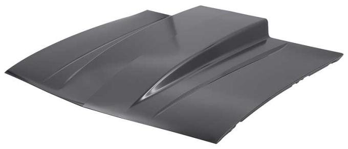 OER 1982-92 Camaro, Cowl Induction Hood, with 4" Rise, without Center Ridge, Stamped Steel, EDP Coated 1668294