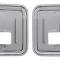 OER 1975-82 GM, Inner Door Handle Escutcheons, Black, Pair, Various Models KP4301
