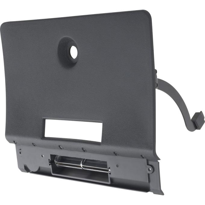OER 1970-81 Pontiac Firebird, Glove Box Door Assembly, with AC, Includes Vent Deflector, Black 483462