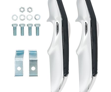 OER 1967-68 Chevrolet Camaro, Front Bumper Guard Set, Deluxe, with Hardware, Pair K312