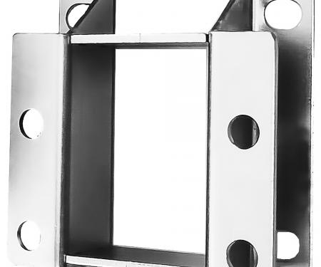 OER Power Brake Booster Bracket, For Flat Firewall Mounting, Fits Boosters With 3-3/8" Square Bolt Pattern, Silver Zinc Plating 154829C