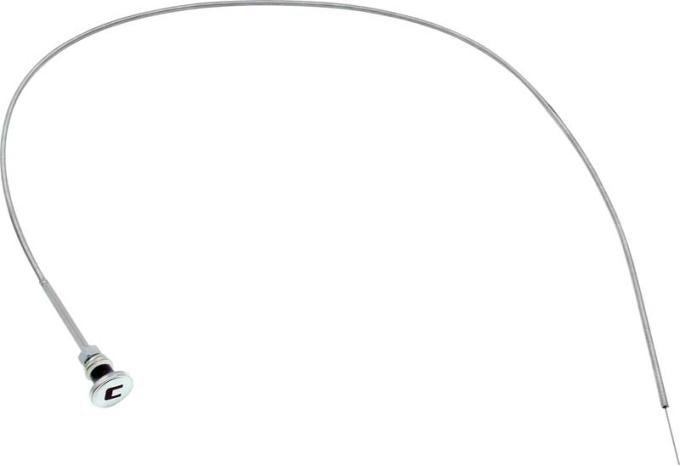 OER 1947-53 Chevy, GMC Pickup, Suburban, Choke Cable, with Stainless Knob, 53" Long 479700C