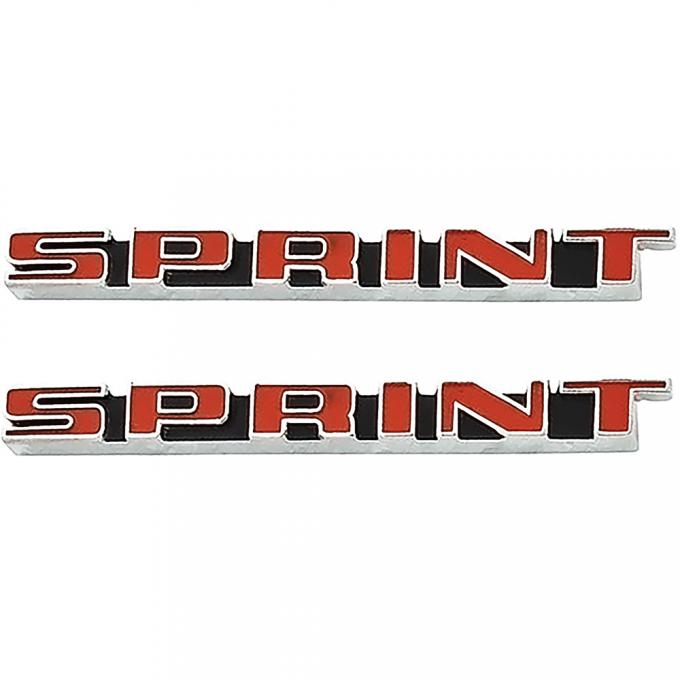 OER 1968-69 Pontiac Firebird "Sprint" Rocker Panel Emblems, Pair F859571