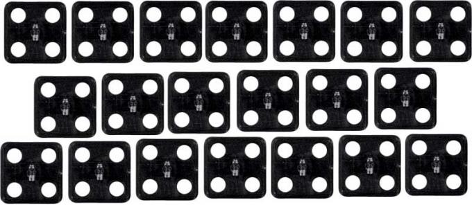 OER 1965-90 20 Piece Hood Insulation Fastener Kit *K3031