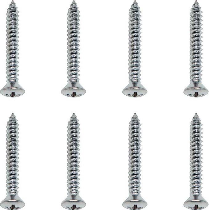 1957 Chevy Bel Air, 150, 210, Nomad, Headlamp Bezel Screw Set