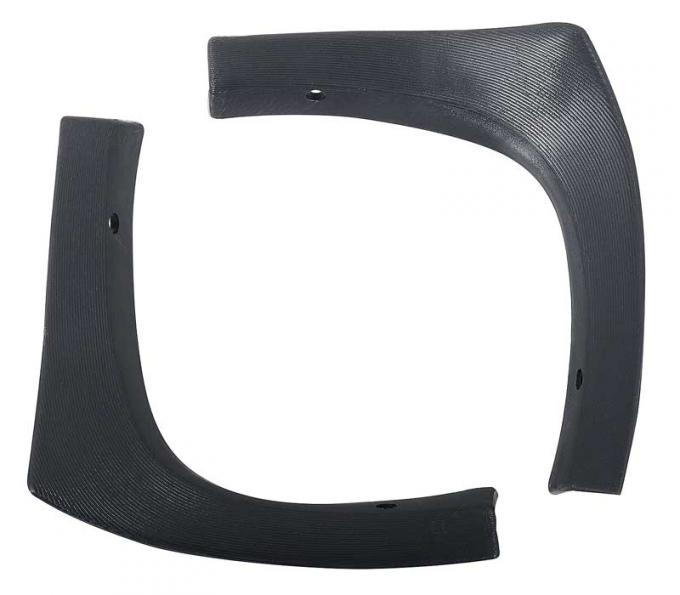 1968-70 Dodge Charger, Interior Rear Window Lower Corner Moldings, Pair