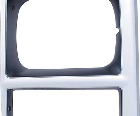 1989-91 Chevrolet Pickup, Blazer, Suburban, Headlamp Bezel, w/Single Headlamp, LH Drivers Side
