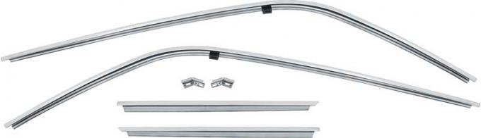 OER 1967 Camaro, Firebird, Roof Rail Weatherstrip Channel and Retainer Set 14321