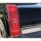 1986-88 Oldsmobile Cutlass,Tail Light Lens Emblem, Rocket Insiginia, 2-Door, Red and Chrome