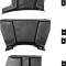 1970-72 Camaro, Console Mounting Bracket Set, Automatic Trans, with Hardware, 3 Piece Set