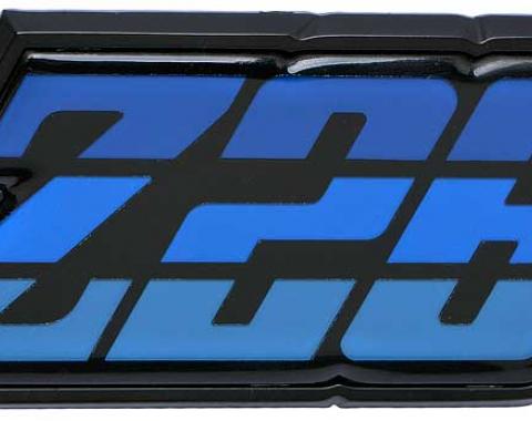 OER 1980-81 Camaro "Z28" Blue Fuel Door Emblem 9637805