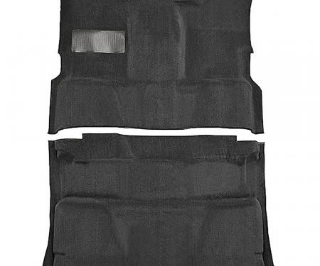 OER 1981-91 Chevrolet, GMC Pickup, Crew Cab, Molded Vinyl Flooring Kit, Vinyl, Standard Backing, Floor Shift, 4-Speed, 2WD, Gray T3202425