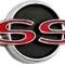 1966 Chevy Nova, SS Grill Emblem, with Hardware, GM Licensed