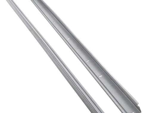 1973-87 Chevrolet, GMC, Bed Angle Strips, Short Bed, Stepside Raw Steel, Paintable