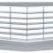 OER 1969 Camaro Silver Standard Grill 3957044