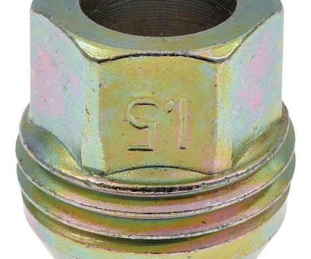 OER Metric Lug Nut 12mm x 1.50mm with External Threads for Plastic Cap - 1" tall 9594683