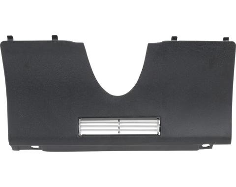 OER 1970-81 Firebird, Trans Am, Lower Steering Column Cover, with Air Conditioning, with Deflector, Black 478996