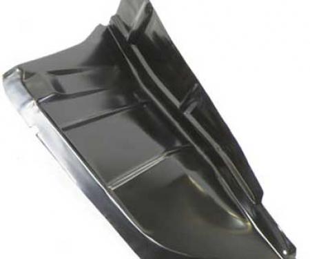 Redline Restomotive® 1969 Camaro / Firebird Left Trunk Lower Side Panel Drop Down Extension (High Quality)