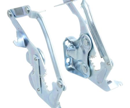 OER 1955-56 Chevy Bel Air, 150, 210 Nomad, Hood Hinge Set, RH & LH, Pair TF400295