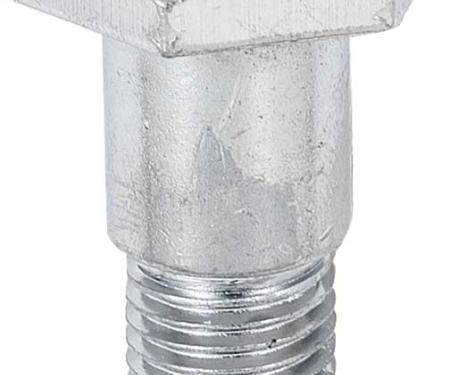 1964-66 GM, Front Seat Belt Anchor Bolt, Chrome, 1-1/4" Long Fine Thread, Various Models