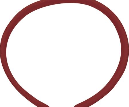 1961-72 GM, Interior Door Jamb Windlace, 28" Long Per Side, Dark Red, Pair