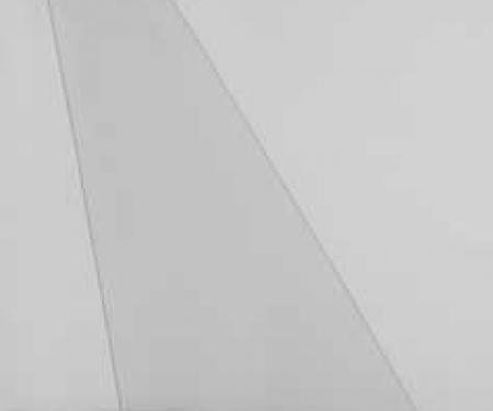 1980-91 Chevy, GMC Pickup, Blazer, Jimmy, Suburban, Tempered Door Vent Glass, 1 Hole, Clear Glass, LH Driver Side