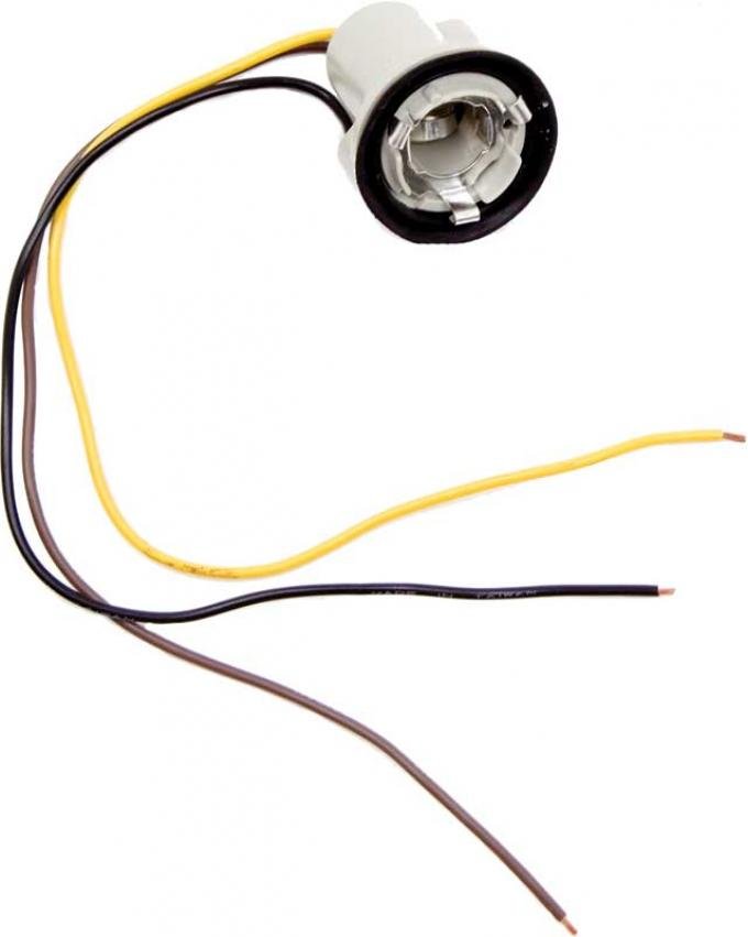 1969-81 Buick, Cadillac, Chevrolet, GMC, Oldsmobile, Pontiac, Lamp Socket, 1-9/16" tall base, Replaces GM# 8903202 & 8914822