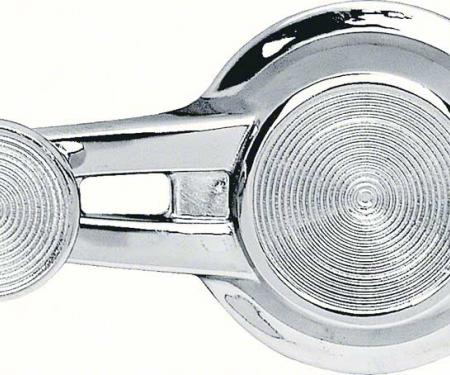 OER 1959-66 GM, Vent Window Crank Handle, Chrome Knob, Double Chrome Arm 4775786