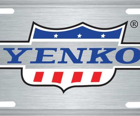 OER 1966-71 Yenko, License Plate, Early Logo, Stamped Aluminum Y5001