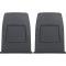 OER 1971-80 Camaro, Firebird, Nova, GM X, H Body, Bucket Seat Back Panel, Black, Pair, 1653515