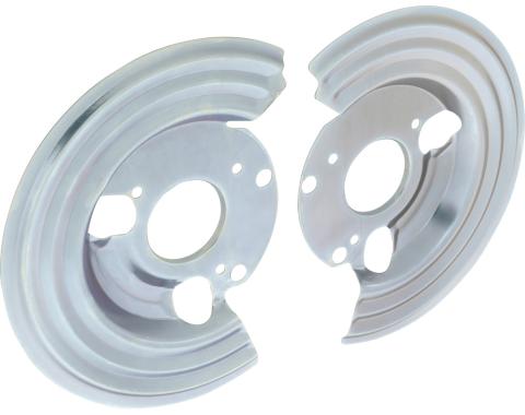 OER 1973-74 Dodge, Plymouth B, E-Body, Disc Brake Backing Plates, Pair, Also used with 1962-74 Brake Conversions MN1521