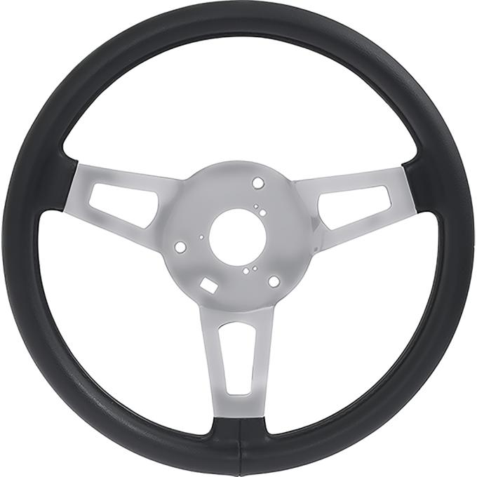 OER 1970-76 Chrysler, Plymouth, Dodge, Tuff Steering Wheel, Black, 14.5" 4039FX9