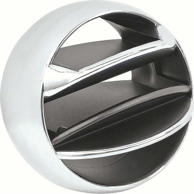 OER 1965-77 GM Chrome Dash AC Vent Ball - Each - Various Models 3856472