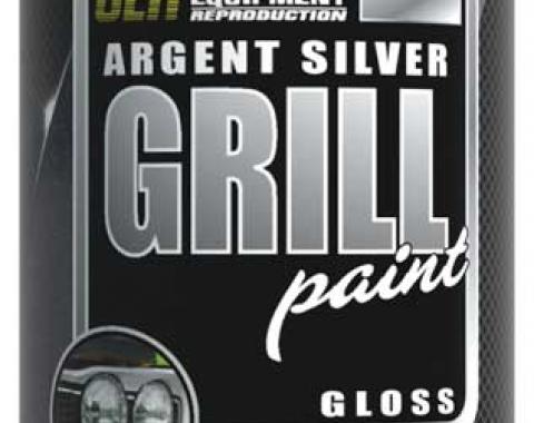 OER 1960-76 Dodge, Plymouth, Light Argent Silver Grill Paint, Satin, 16 Oz. Aerosol Can (Net Wt. 12 Oz.) K89188