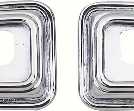 OER 1968-69 CamaroDeluxe Door Grab Handel Bezels K207